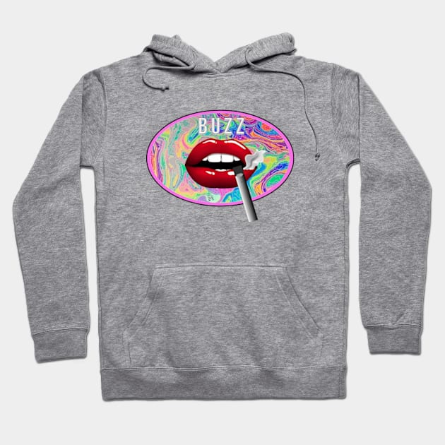 Buzzed Lip Hoodie by RecklessPlaya